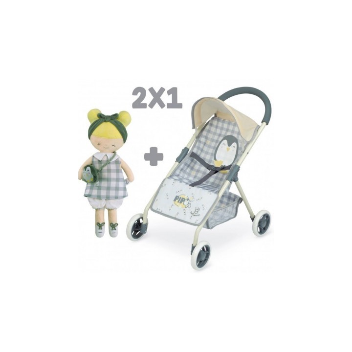 SILLA MUÑECA 2X1 4 RUEDAS 90547