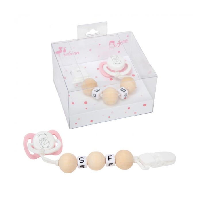 SET CHUPETE ROSA 6364