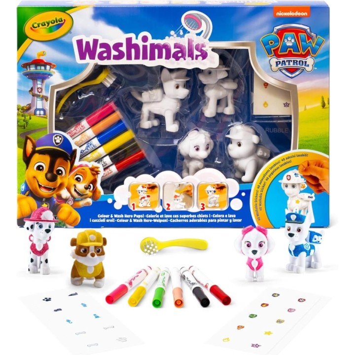 WASHIMALS PATRULLA CANINA SET 4 74-0290
