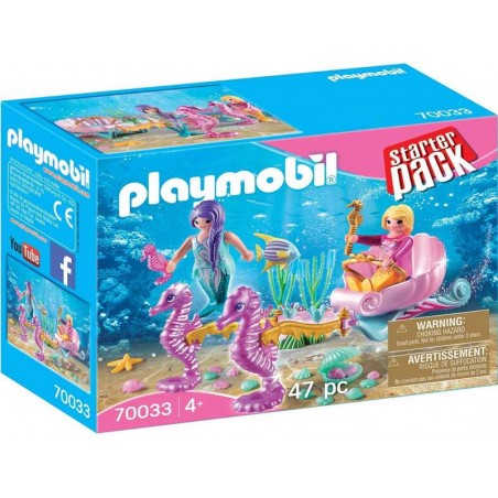 Playmobil 70033 Starter Pack Starter Pack Caballito de mar Carruaje