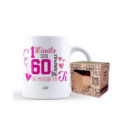 TAZA 60 MANERAS PENSAR EN TI TZ276