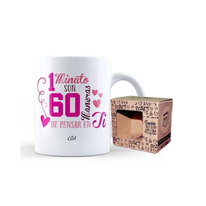 TAZA 60 MANERAS PENSAR EN TI TZ276