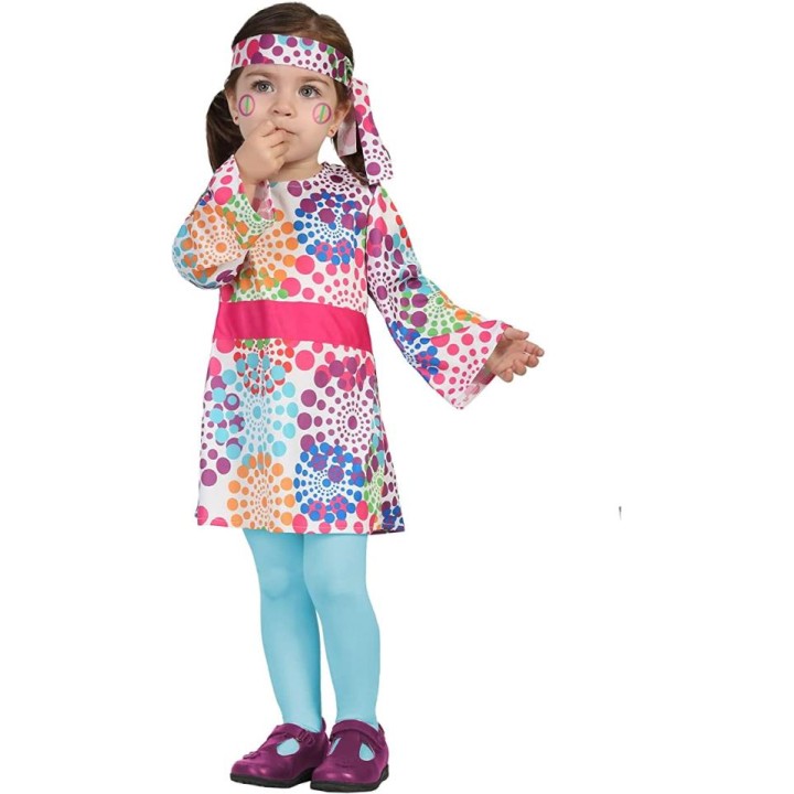 DISFRAZ HIPPIE 0-6 MESES 24428