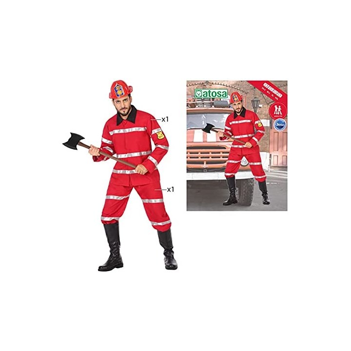 DISFRAZ BOMBERO M-L 57035