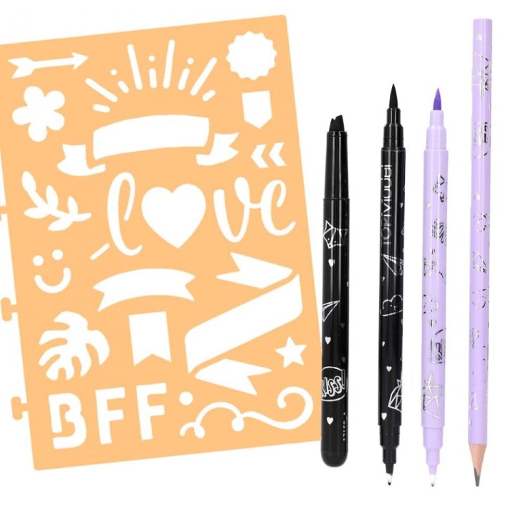 TOPMOD SET HAND LETTERING 12158