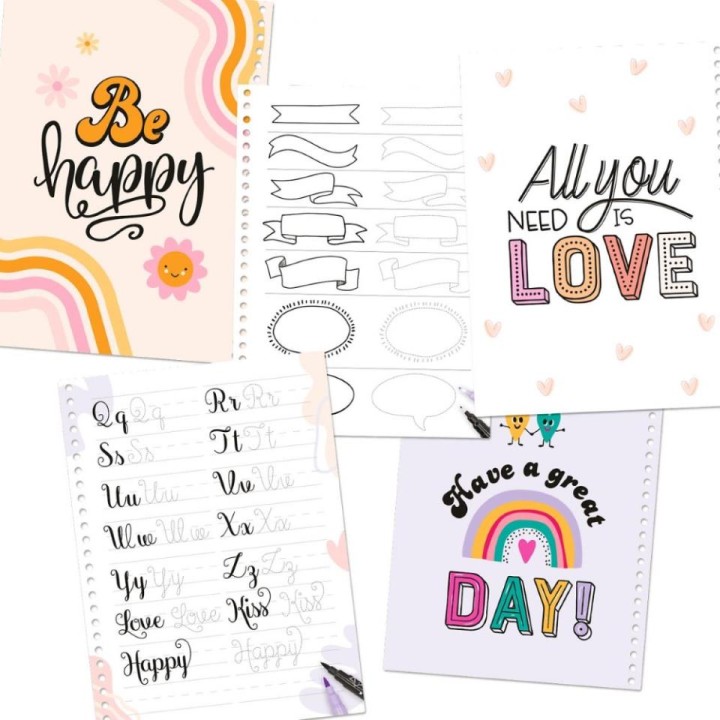 TOPMOD SET HAND LETTERING 12158