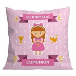 COJIN 1 COMUNION NIÑA YRC-0600
