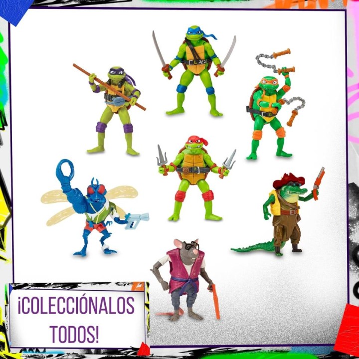 TMNT MOV. FIGS BASICAS TU805100