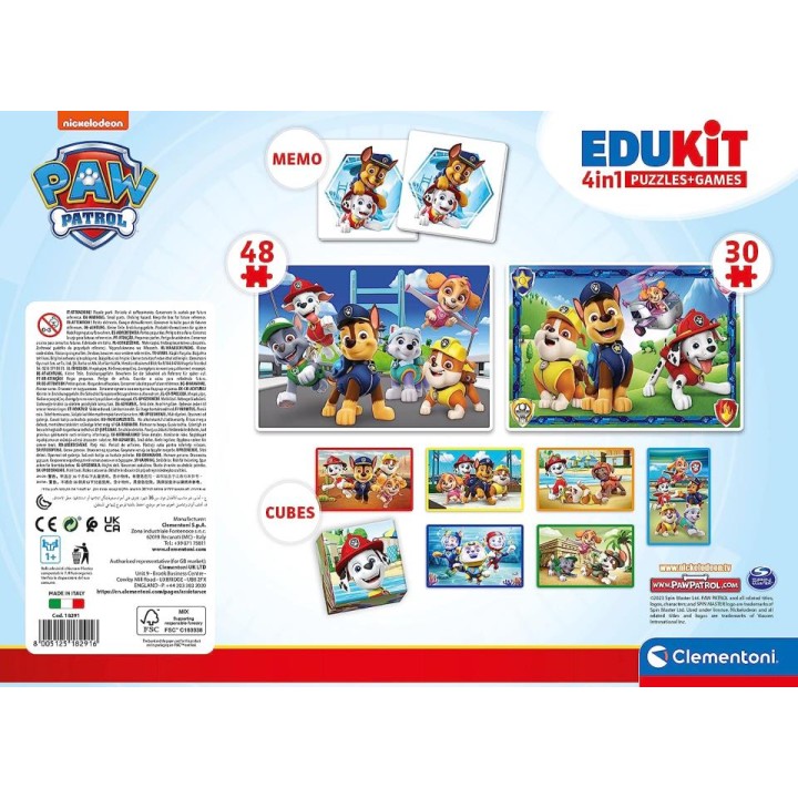 EDUKIT 4IN1 PAW PATROL 18291
