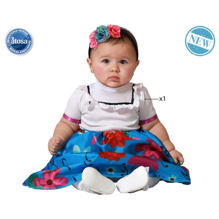 DISFRAZ COLOMBIANA AZUL 6-12M 74324