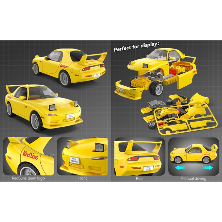 MAZDA RX7-FD AMARILLO C55017W 927DE55017