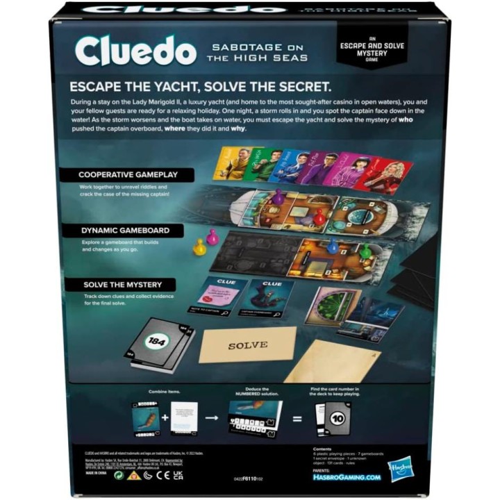 CLUEDO SABOTAJE EN ALTAMAR F6110