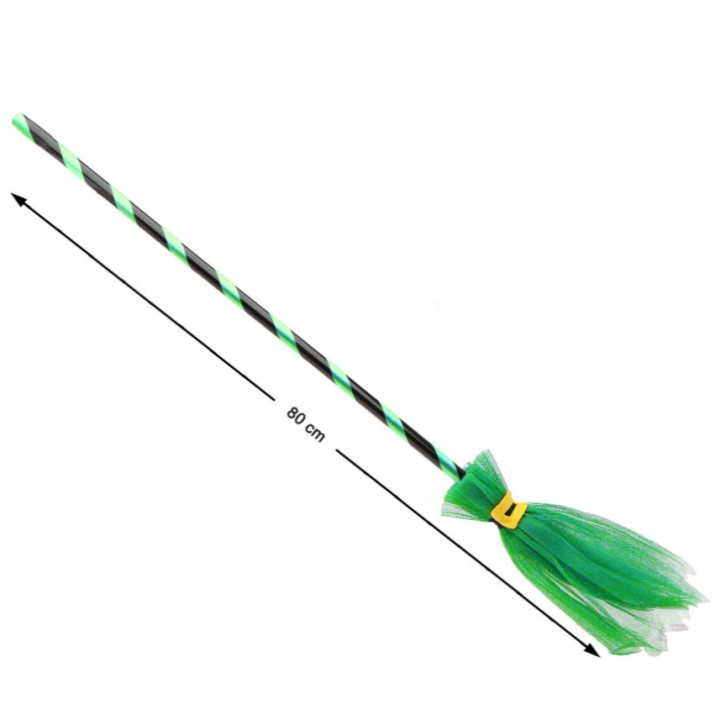 ESCOBA BRUJA CUQUI VERDE S4427