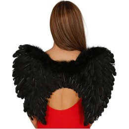 ALAS PLUMAS NEGRA 50X40 CM 16266
