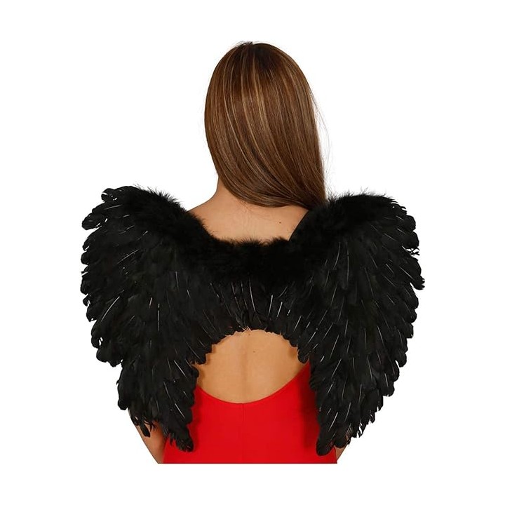 ALAS PLUMAS NEGRA 50X40 CM 16266