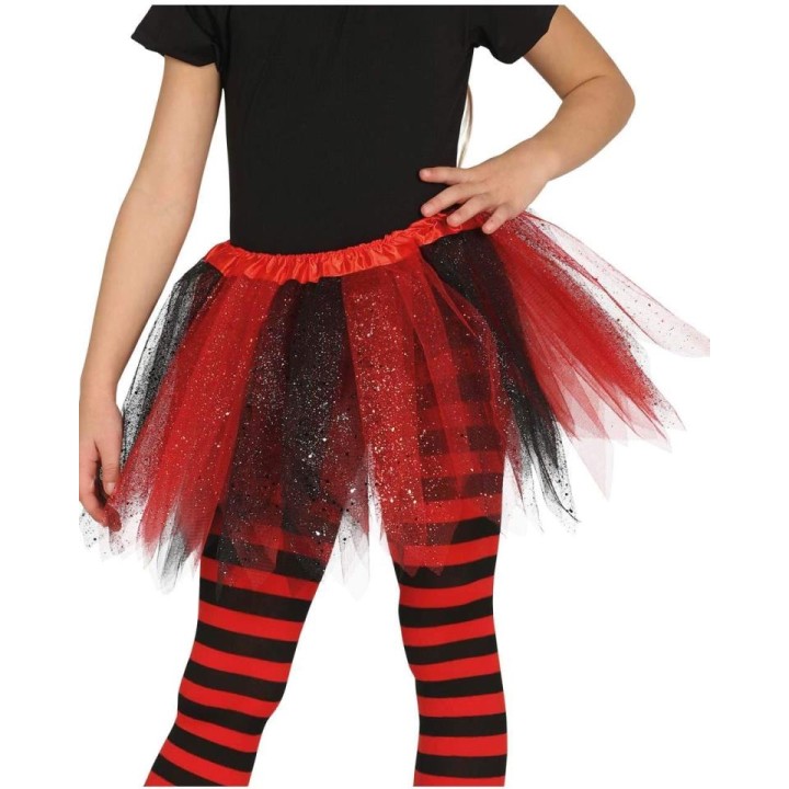 TUTU ROJO NEGRO 31CM 17201