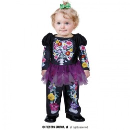 FLOWER SKELETON BABY 12-18M 76114