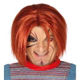 PELUCA MUÑECO ASESINO CHUCKY 4390
