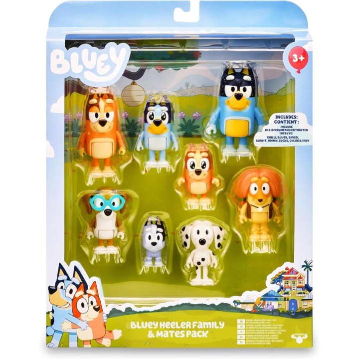 BLUEY PACK 8 FIG. BLY49000