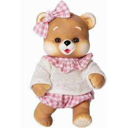 OSO CUADROS BEIG Y ROSA 2841