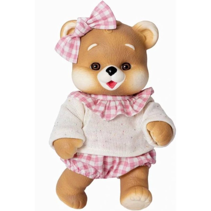 OSO CUADROS BEIG Y ROSA 2841