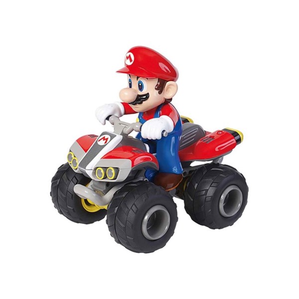 Carrera- 2,4GHz Kart, Mario-Quad Juguete con Control Remoto, Multicolor 