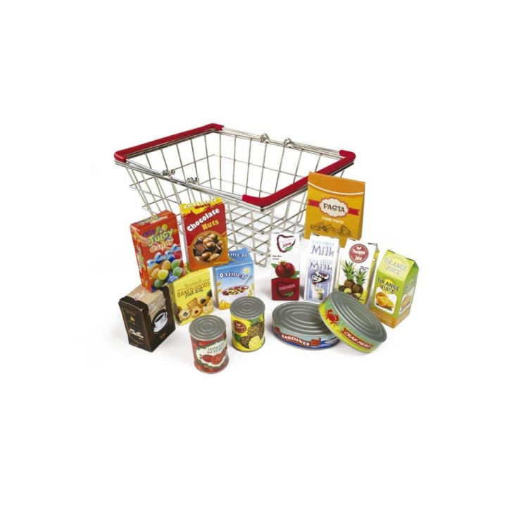 CESTA COMPRA METÁLICA ALIMENTO 00489