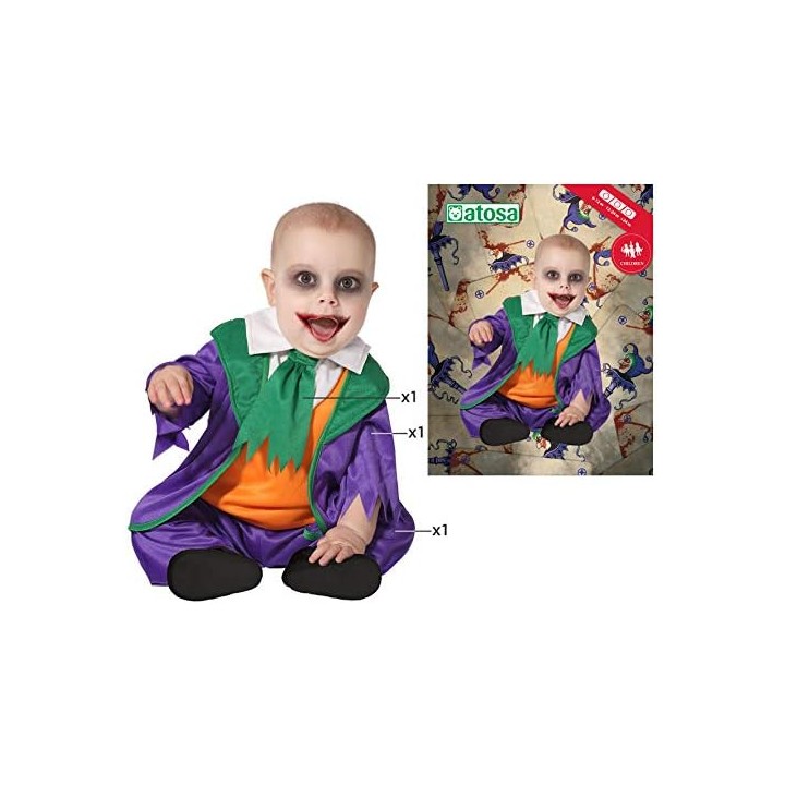 DISFRAZ PAYASO 6-12M 65768