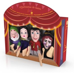 SET DE 4 MARIONETAS BLANCANIEVES 00539