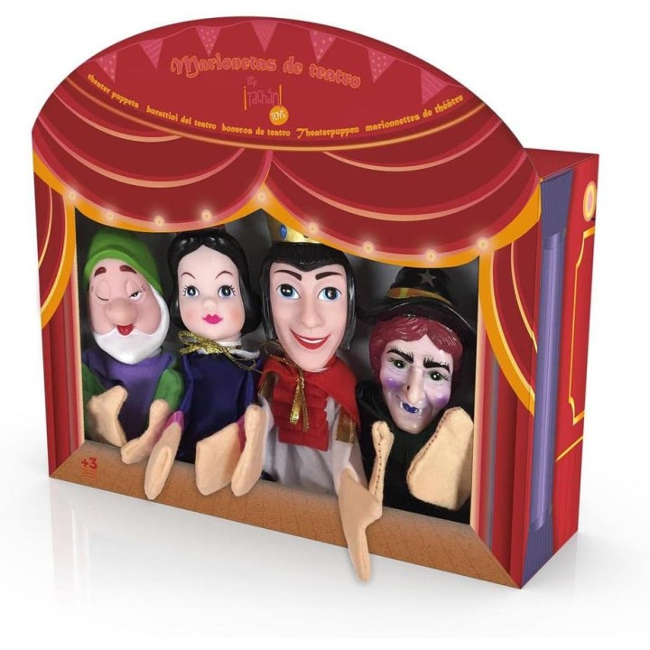 SET DE 4 MARIONETAS BLANCANIEVES 00539