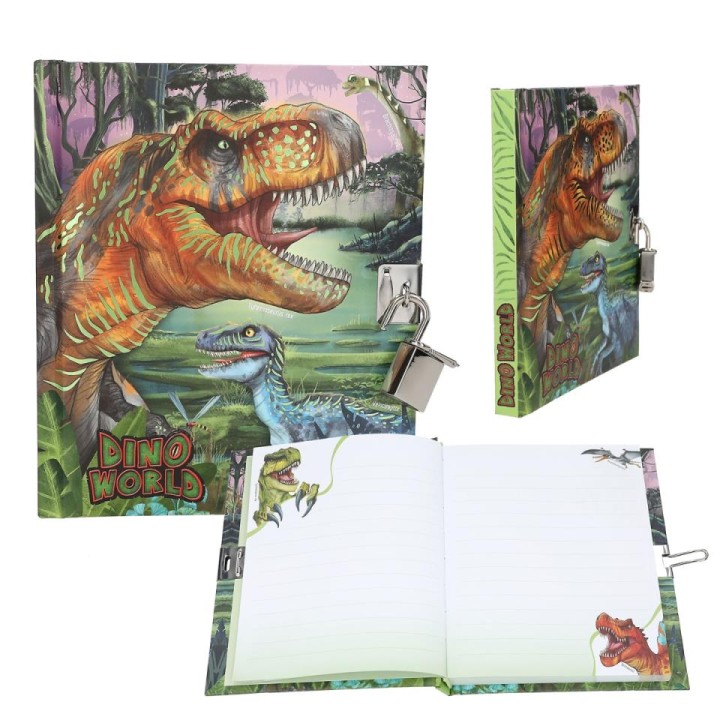 DINO WORLD DIARIO C/CANDADO 13244
