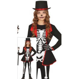 DISFRAZ ELLEGANT SKELETON 5-6A 78320