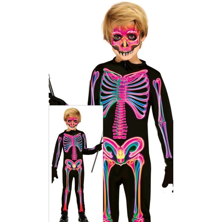 DISFRAZ NEON SKELETON 5-6A 78408