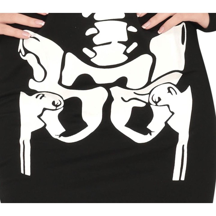 DISFRAZ SKELETON DRESS TALLA S 79859
