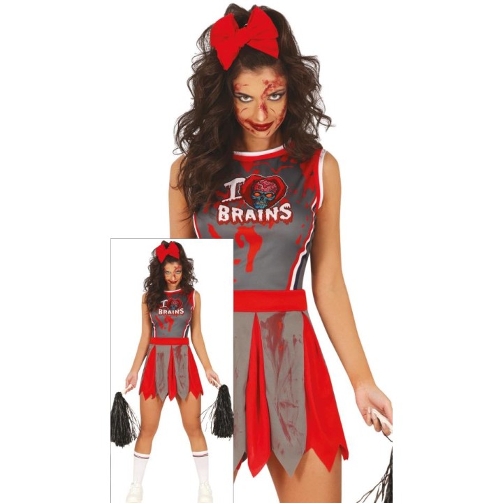 DISFRAZ ZOMBIE CHEERLEADER, T.S 88875