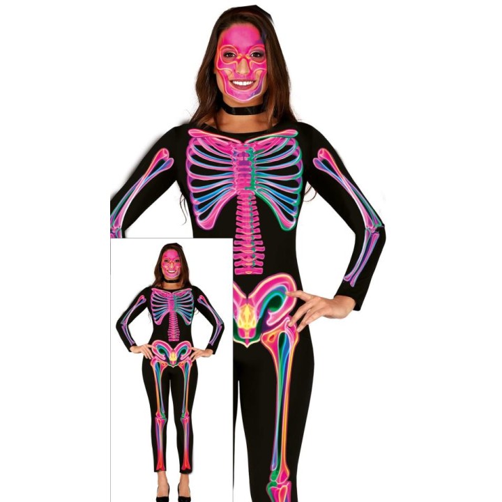 DISFRAZ NEON SKELETON, T.L 88960