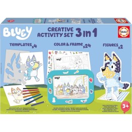 SET 3IN1 BLUEY "CREAT.ACT" 19887