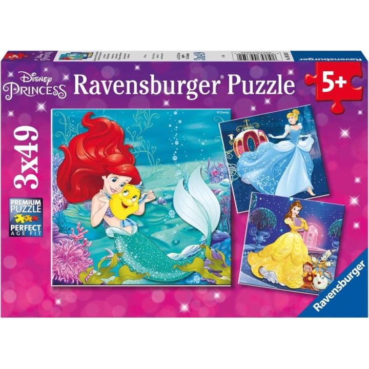 PUZZLE 3X49 PRINCESAS B 9350