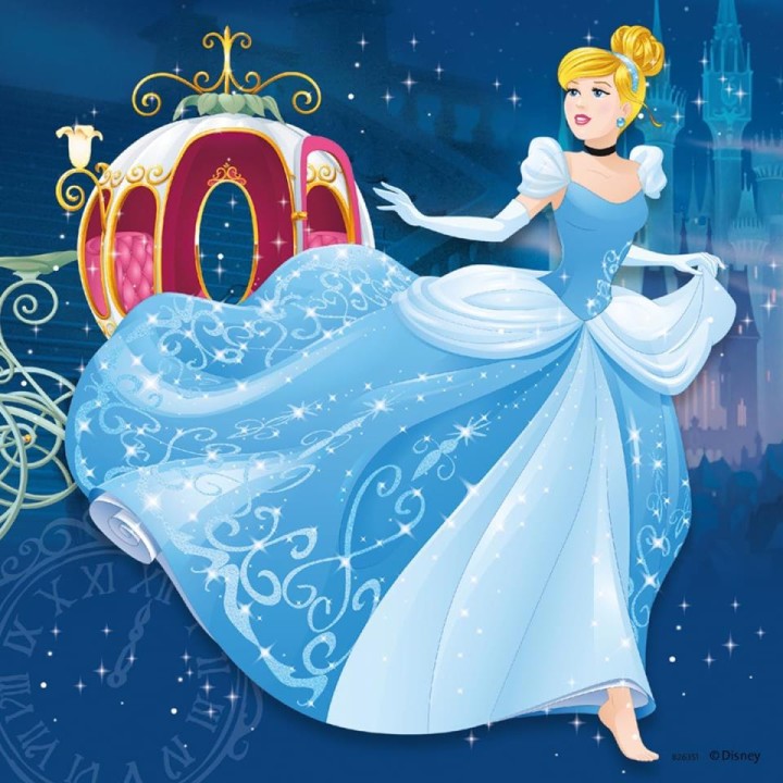 PUZZLE 3X49 PRINCESAS B 9350