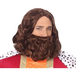 PELUCA Y BARBA CASTAÑO 43624