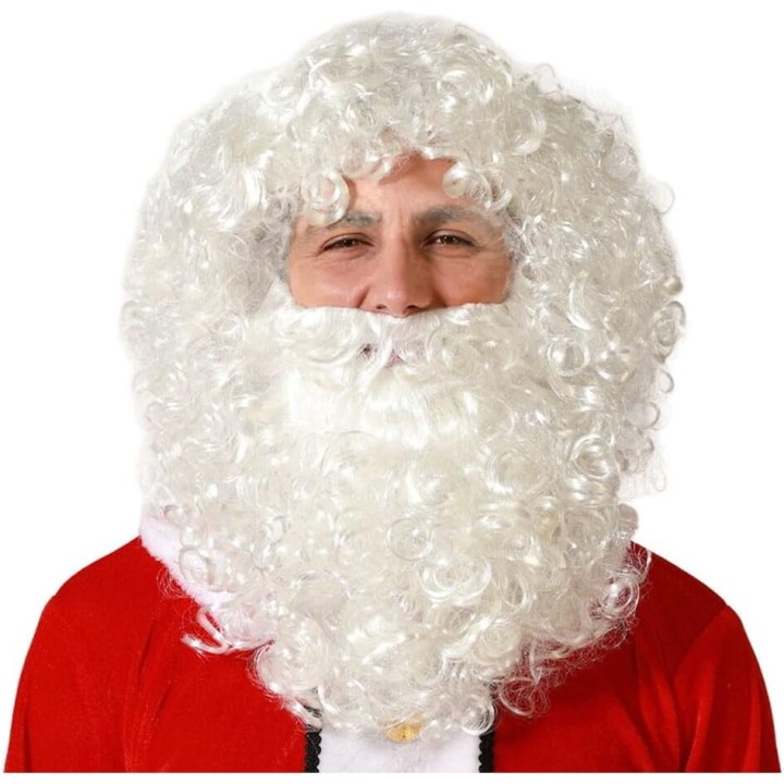 PELUCA BARBA PAPA NOEL BL 77690