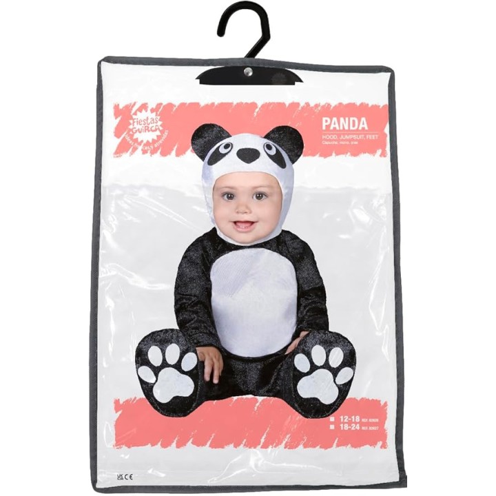 DISFRAZ OSO PANDA BABY 12-18M 82626