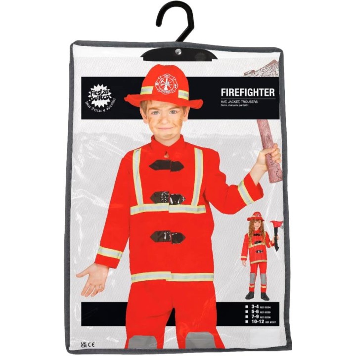 DISFRAZ BOMBERO 5-6A 83355
