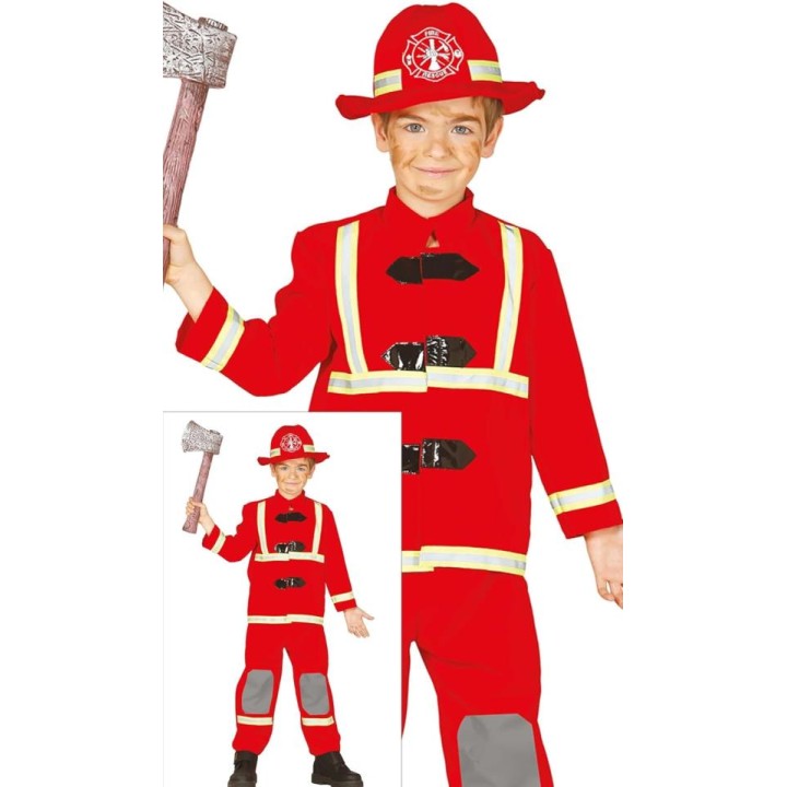 DISFRAZ BOMBERO 7-9A 83356