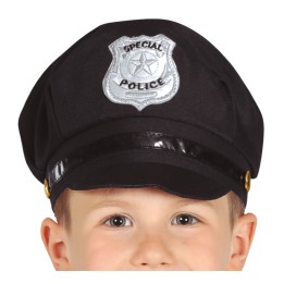 GORRA POLICIA NEGRO 13875