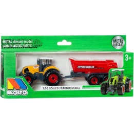 TRACTOR CON REMOLQUE METAL 24810
