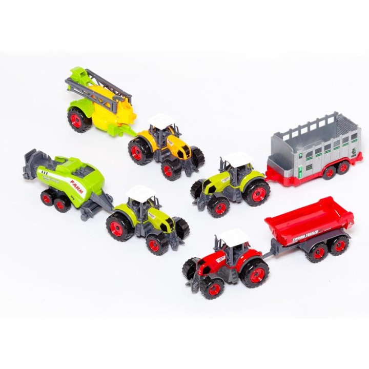 TRACTOR CON REMOLQUE METAL 24810