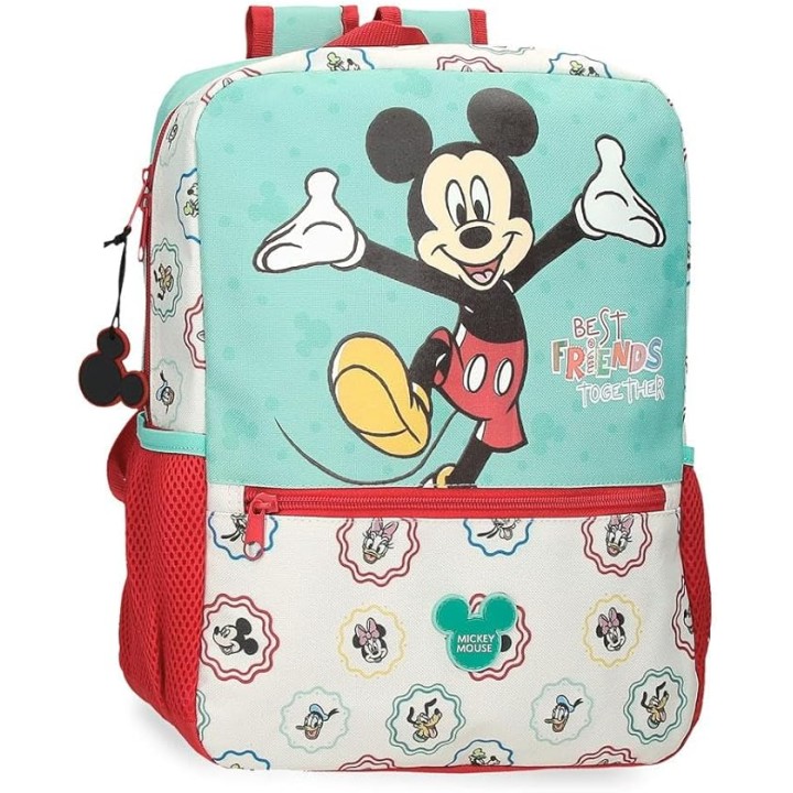 MOCHILA ADAP. 32CM. MICKEY BEST FRIENDS