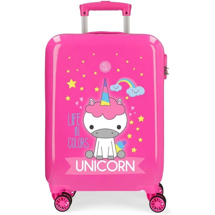 TROLLEY ABS 55CM.4R LITTLE ME UNICORN