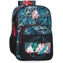 MOCHILA ADAP. 40CM.2C.MARVEL SHIELD